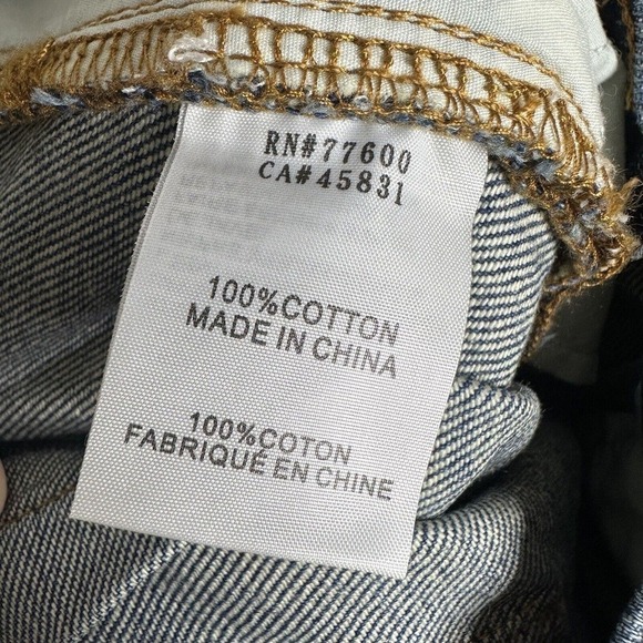 NWT Free People Sandrine Rose Distress Boyfriend High Rise Jeans Women Blue 26 - Picture 5 of 5